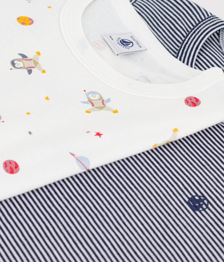 Set di pigiami corti in cotone fantasia bambino multicolore