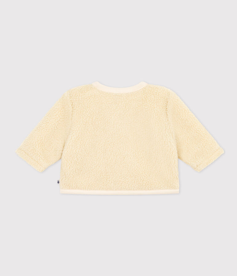 Giacca in sherpa per beb&egrave; ecru