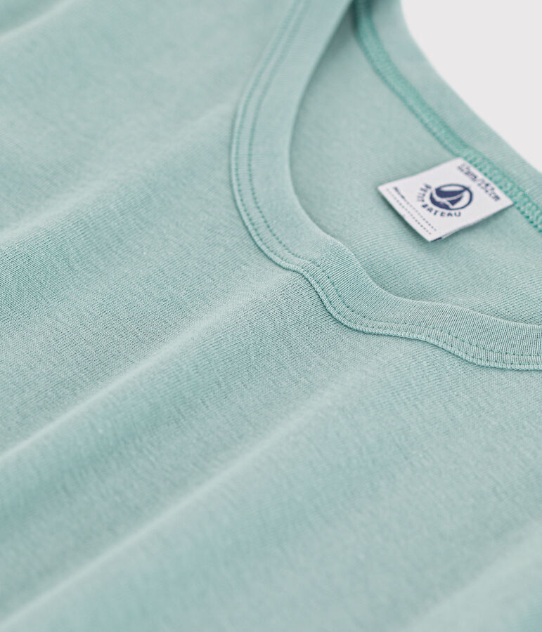 T-shirt a maniche corte in cotone verde