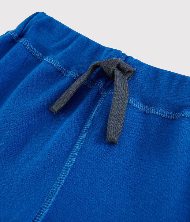 Bermuda in jersey bambino blu