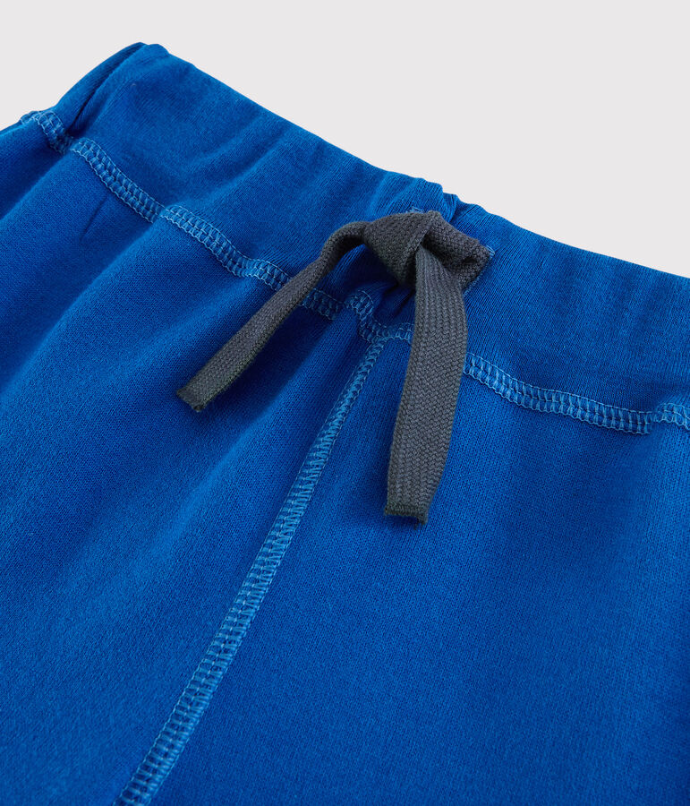 Bermuda in jersey bambino blu