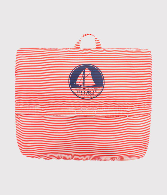 Giacca a vento bambino unisex rosa GROSEILLER/bianco MARSHMALLOW