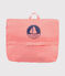 Giacca a vento bambino unisex rosa GROSEILLER/bianco MARSHMALLOW