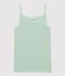 Canottiera con spalline L'ICONIQUE in cotone donna verde HERBIER