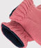 Muffole in maglia foderata in pile neonato rosa ROSEWOOD