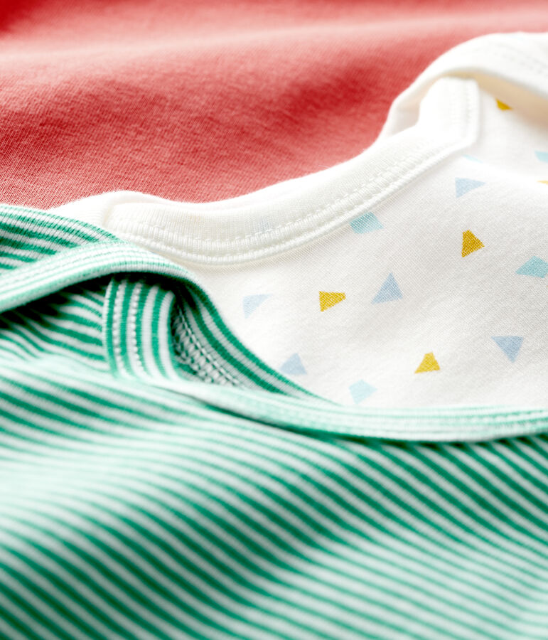 Confezione da 3 body a manica lunga beb&egrave; maschio multicolore