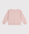 Maglia in tessuto felpato bambina rosa SALINE
