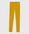 Leggings in jersey bambina giallo BOUDOR