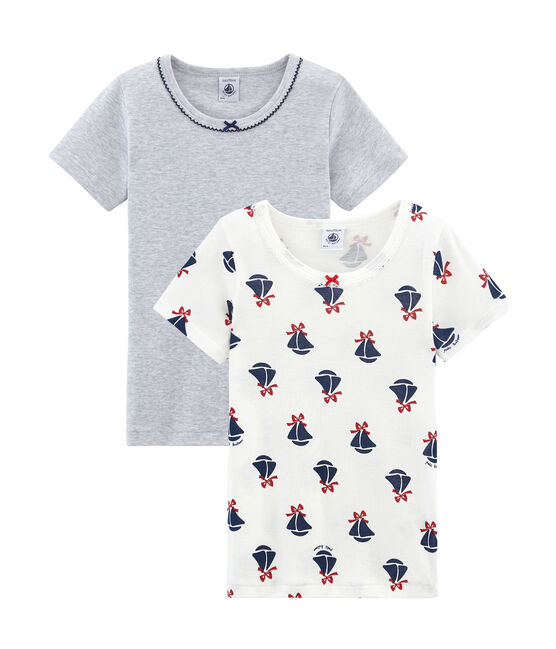 Duo t-shirt bambina maniche corte variante 1