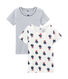 Duo t-shirt bambina maniche corte