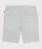 Bermuda in cotone a righe bambino bianco MARSHMALLOW/blu BRUT
