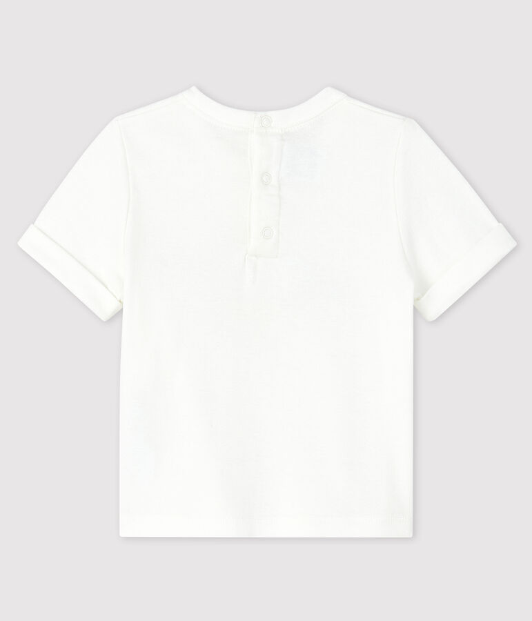 T-shirt beb&egrave; maschio bianco