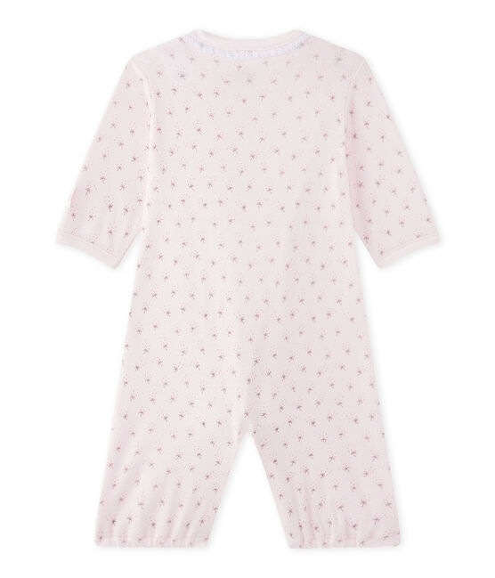Combisac per bebé femmina 2 in 1 rosa VIENNE/bianco MULTICO