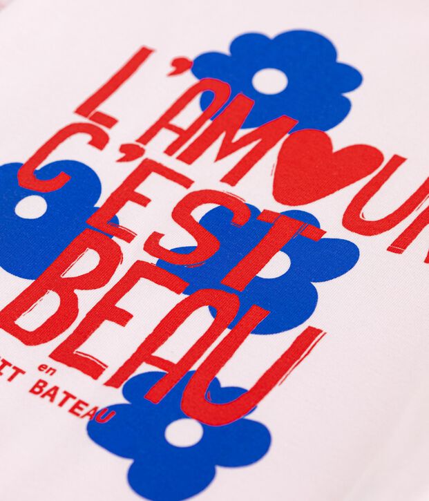 T-shirt a maniche corte in cotone bambina BARELY