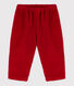 Pantalone bebè in velluto a coste grosse