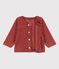 Cardigan in spugna bebé maschio marrone OMBRIE