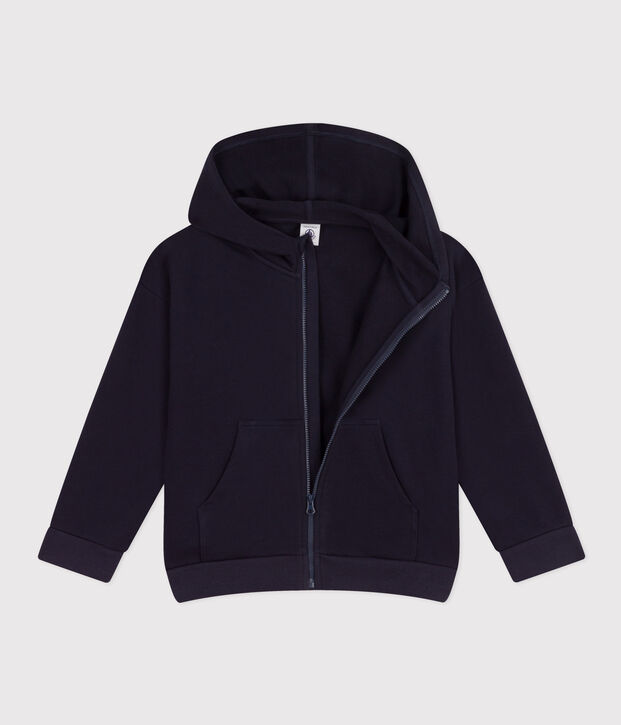 Felpa con zip e cappuccio bambino SMOKING