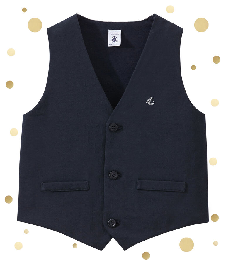 Gilet smanicato per bambino blu