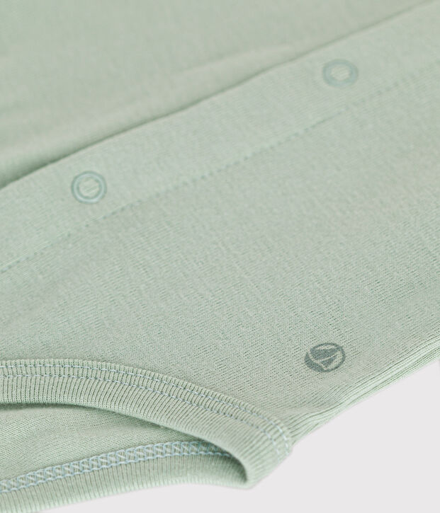 Body manica lunga e colletto beb&egrave; verde