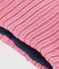Snood in maglia tinta unita foderata in pile neonata rosa