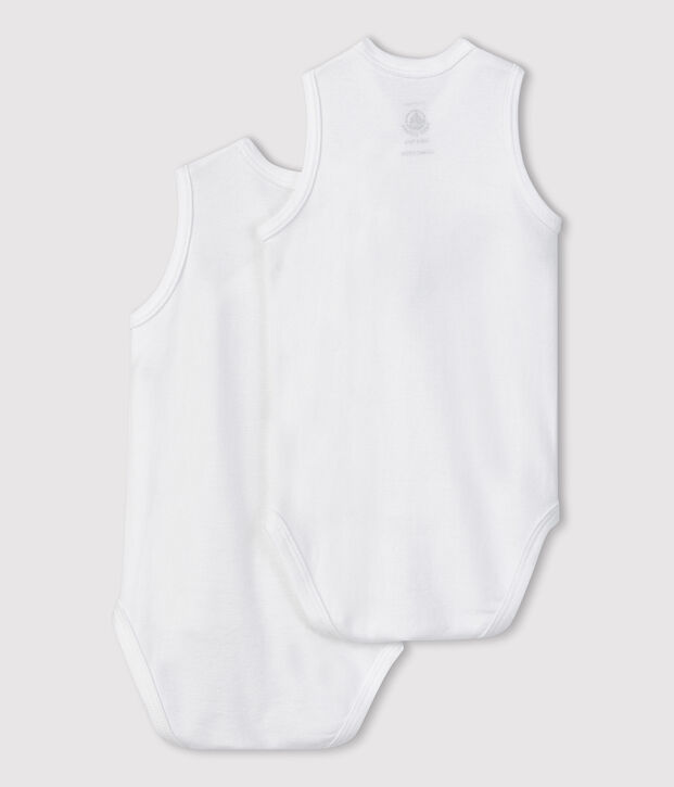 Duo body nascita senza maniche beb&egrave; multicolore