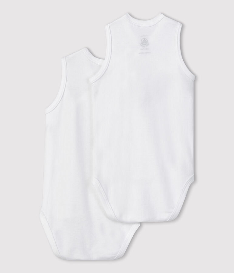 Duo body nascita senza maniche beb&egrave; multicolore