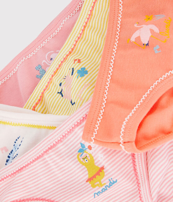 Confezione da 5 slip animali yoga bambina variante 1