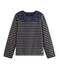T-shirt in jersey bambina blu SMOKING/giallo OR