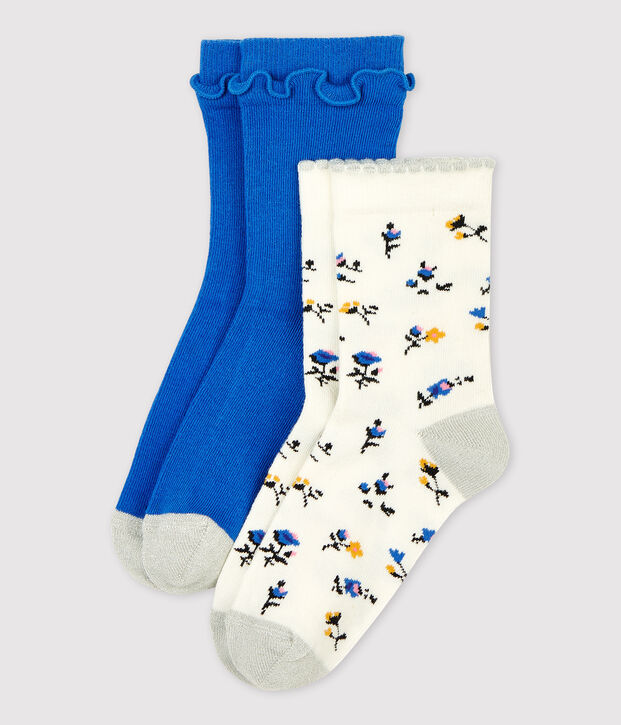 Confezione da 2 paia di calzini bambina multicolore