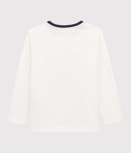 T-shirt serigrafata bambino bianco MARSHMALLOW