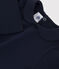 Blusa a maniche lunghe in cotone per neonati blu SMOKING