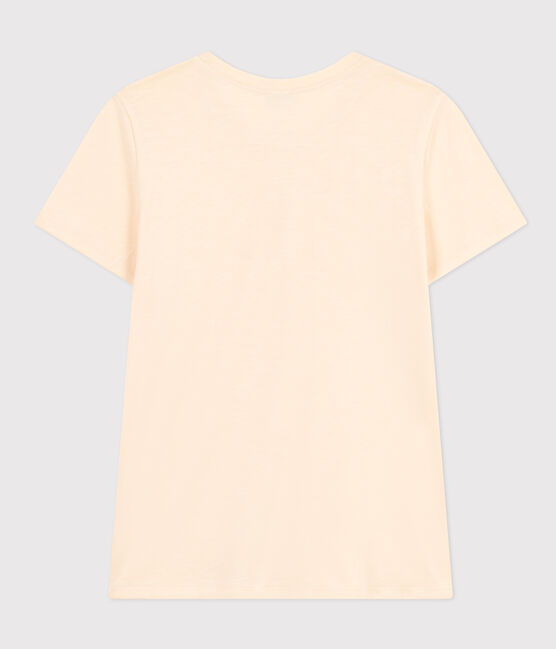 T-shirt Le Droit girocollo in cotone donna ecru AVALANCHE