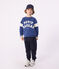 Joggers in cotone tinta unita bambina SMOKING