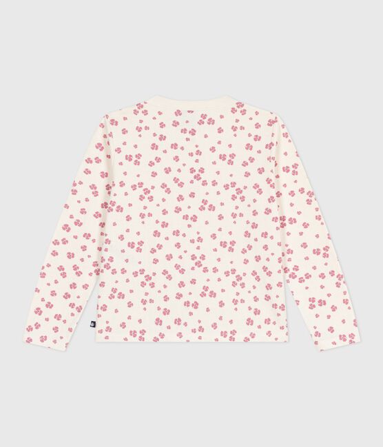 Cardigan in cotone con stampa bambina MILK/ MULTICO