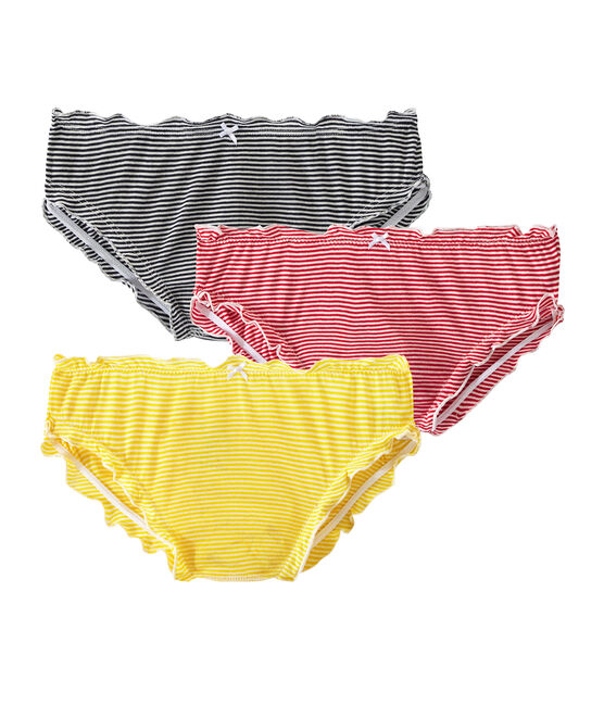 Lotto di 3 culottes con volants donna bianco LOT