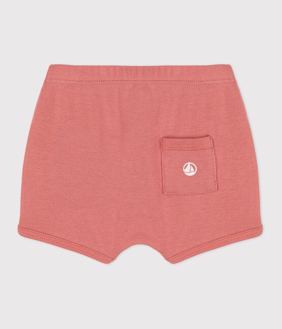 Shorts bebè in cotone biologico rosa PAPAYE