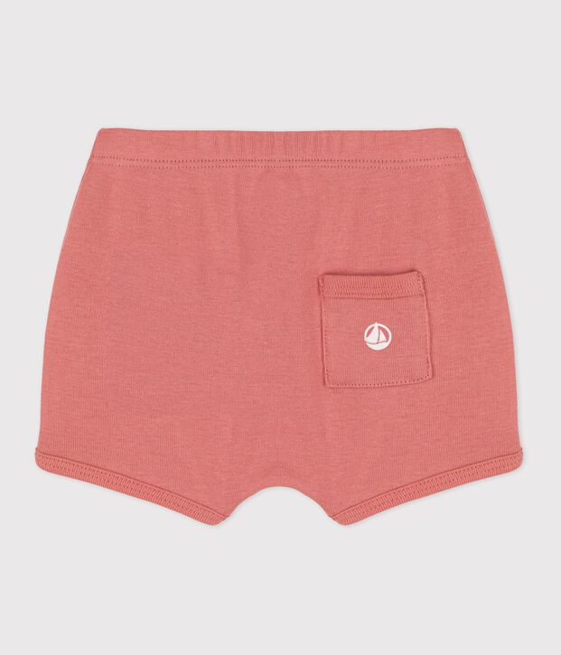 Shorts beb&egrave; in cotone biologico rosa