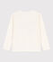 T-shirt maniche lunghe bambino stampata bianco MARSHMALLOW