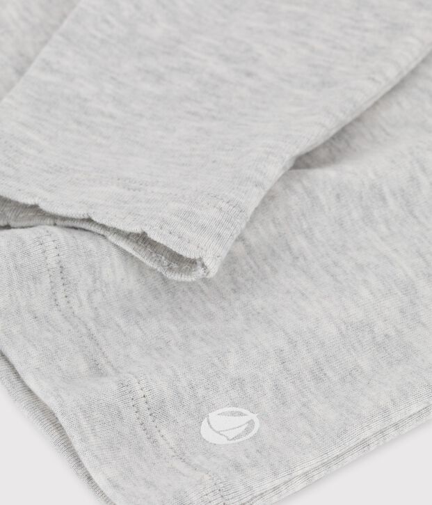 T-shirt bambina/bambino a maniche lunghe grigio
