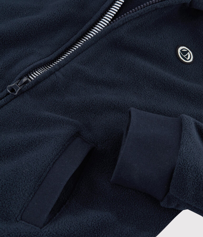 Pile con cappuccio bambina/bambino blu SMOKING