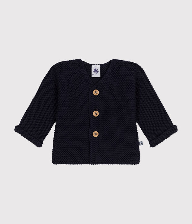 Cardigan in tricot a punto legaccio per beb&egrave; SMOKING