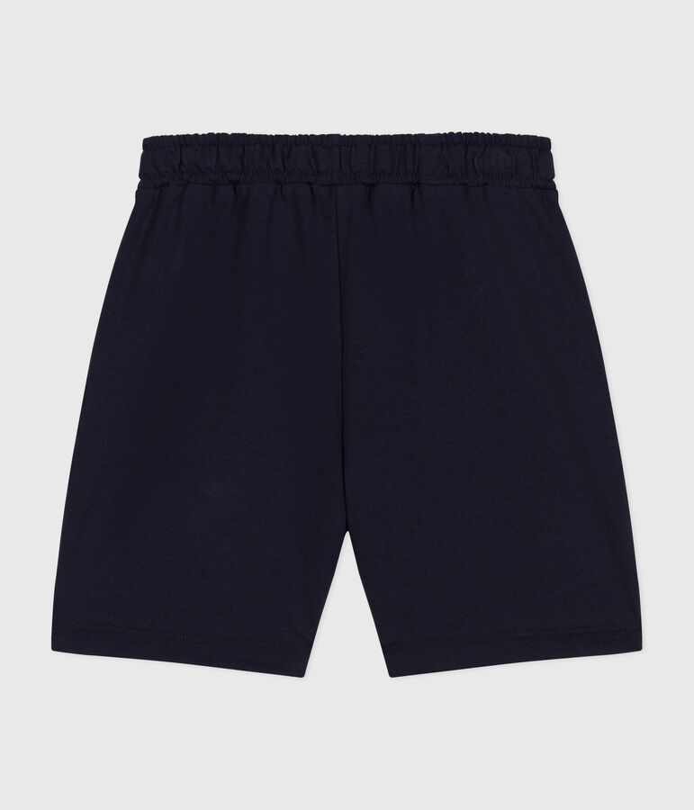 Shorts in cotone bambino blu