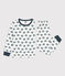 Pigiama con fantasia "lumaca" bambino unisex in molleton  bianco MARSHMALLOW/ DUCKY