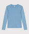 T-shirt L'ICONIQUE girocollo in cotone Donna blu AZUL