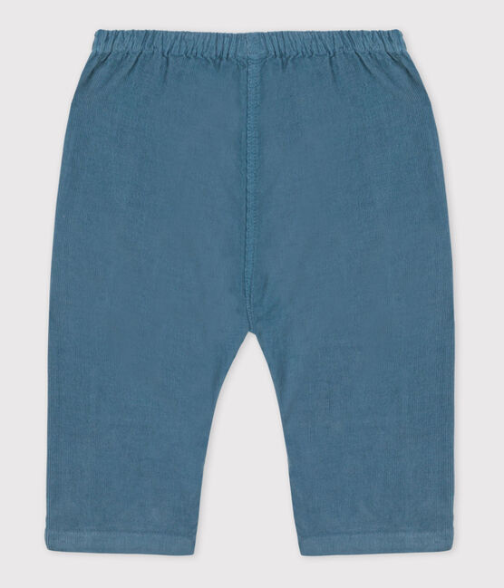Pantalone di velluto a costine sottili per neonati blu ROVER
