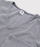 T-shirt scollo a V iconica Donna blu SMOKING/bianco MARSHMALLOW