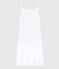 Abito con spalline iconico in cotone Donna bianco ECUME