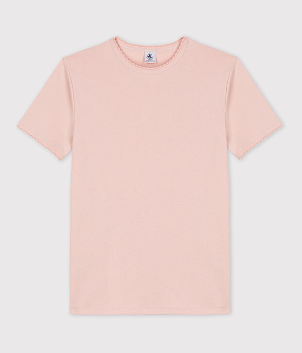 T-shirt coccotte L'ICONIQUE in cotone Donna rosa