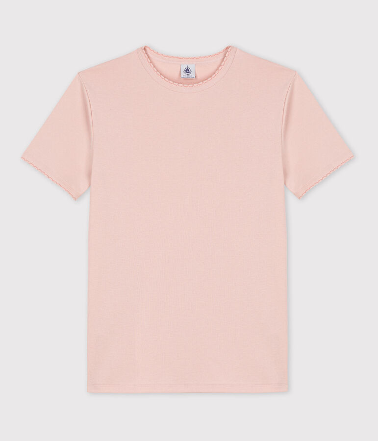 T-shirt coccotte L'ICONIQUE in cotone Donna rosa