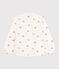 Blusa a maniche lunghe in cotone a cuori bambina bianco AVALANCHE/ MULTICO